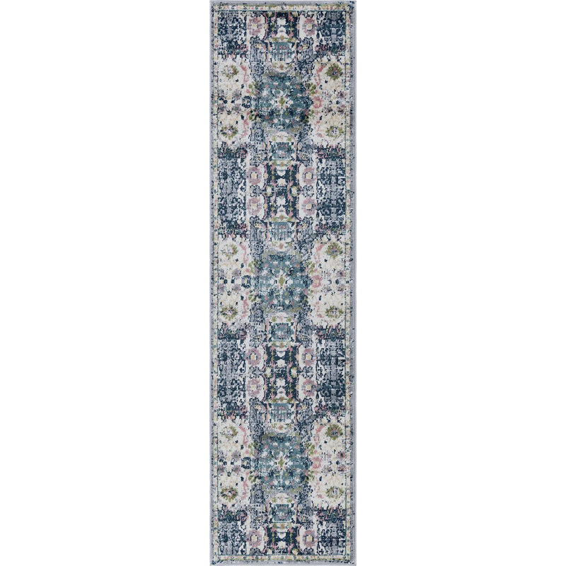 Endel Abstract Indoor Rug, Runner 2'7" x 10'