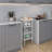 20 in. x 20 in. Stainless Steel Table With Three Undershelves