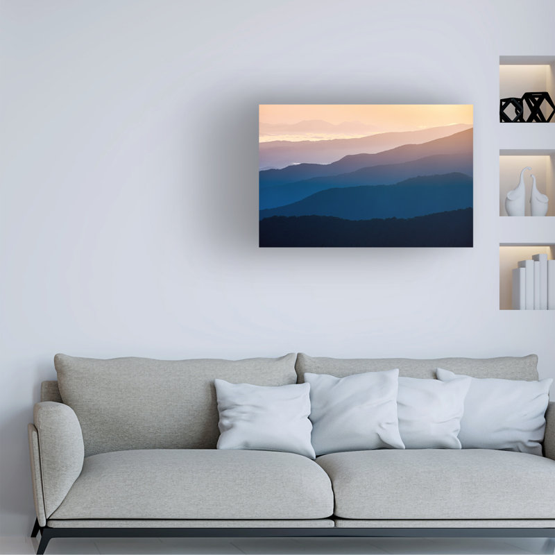Art mural sur toile tendue - «Tennesee Gold» de Jared Kreiss pour décoration de salon, de chambre à coucher ou de bureau - 22 x 32