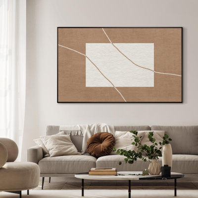 Impression d'art mural très grand encadré minimaliste