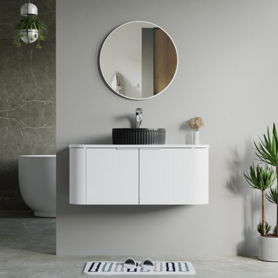 Vireo 40" Single Bathroom Vanity with Marble Top