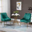 Chaise d'appoint en velours 21,25 po Khivi-834830315