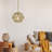 Pawlu Dimmable Plug-in Rattan Pendant Light