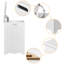  40x40cm Large Square Laundry Hamper  with Hinged Lid Laundry Sorter