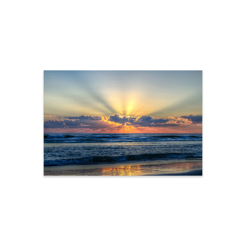Radiant Dawn Print On Acrylic Glass, 16" H x 24" W x 0.25" D