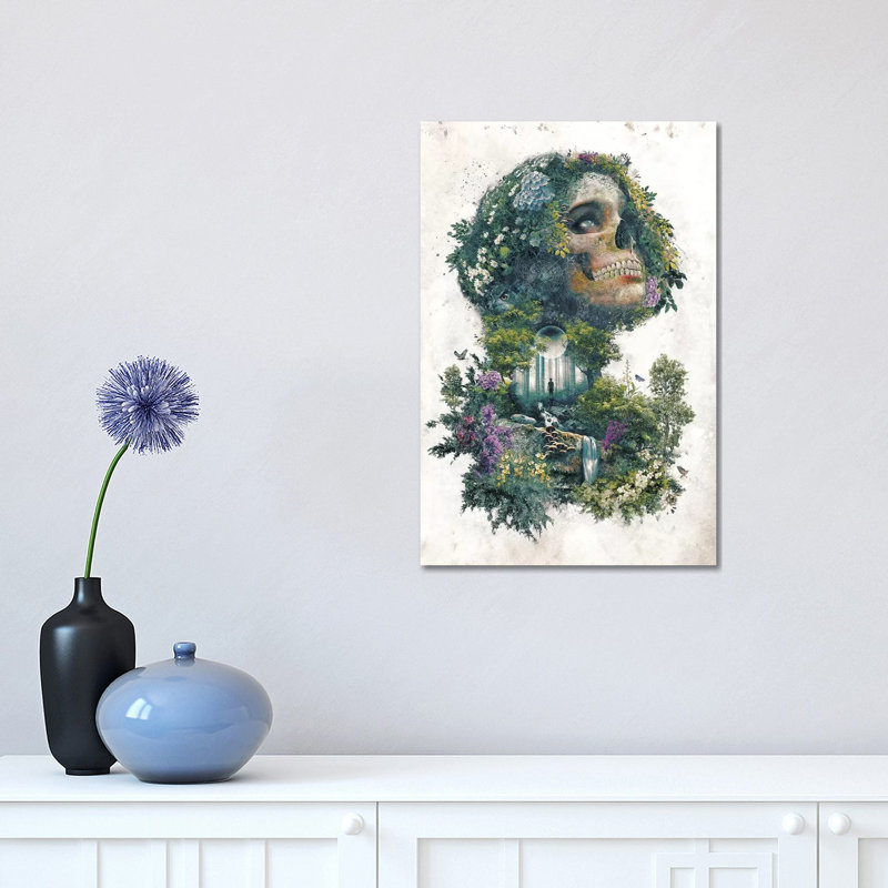 In Between Life and Death 1 Piece Wrapped Canvas Wall Art, 30.48 cm H x 45.72 cm W
