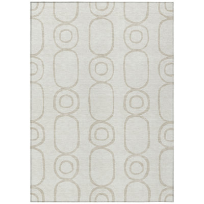 Machine Washable Indoor/Outdoor Adalaide ACN2344 Geometric Rug