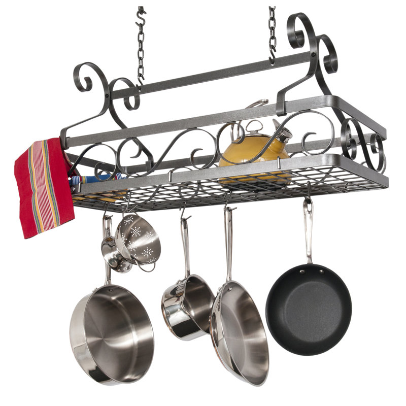 Decor Handcrafted Hanging Pot Rack