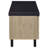 Clackamas 2-Door Storage Bench With Padded Seat And Ample Interior Space, Perfect For Modern Entryways And Bedrooms-126268383