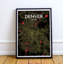 Denver City Map 1 Piece Wall Art-215480601