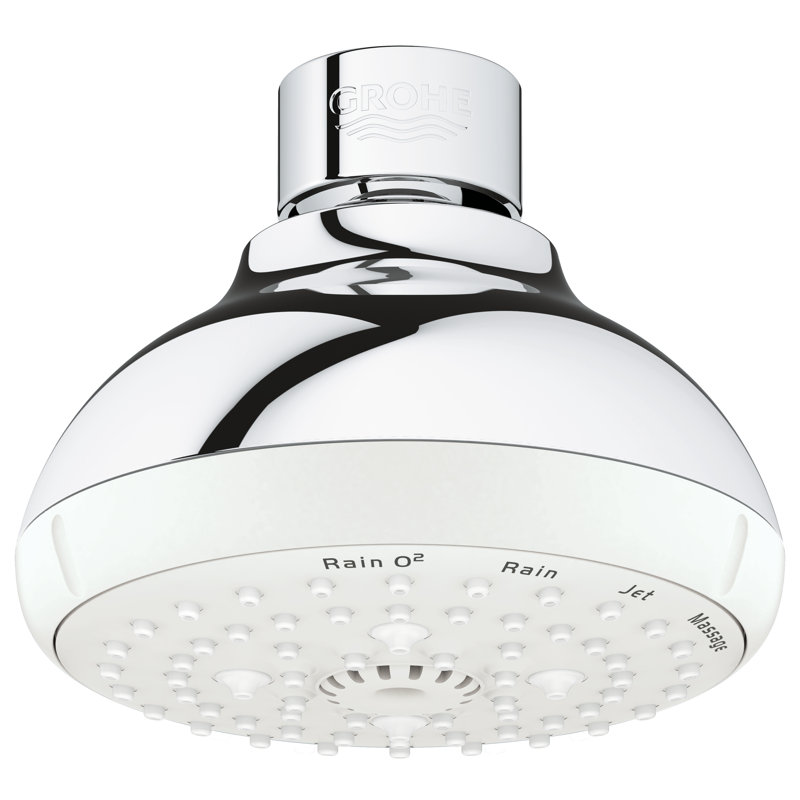 Pomme de douche réglable Tempesta® multifonction avec buses Speedclean, Chrome ciel étoilé