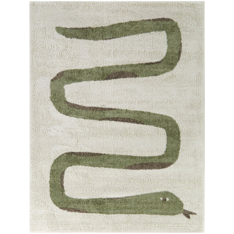 Serpieri Rectangle Machine Woven Rug, Rectangle 5'3" x 7'