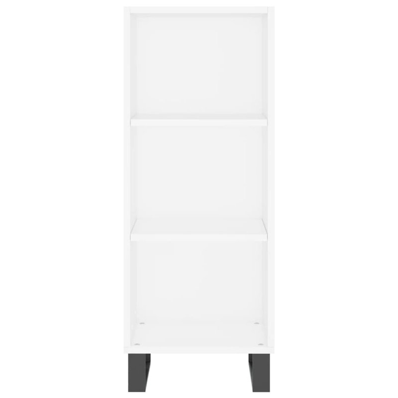 Macmanus 90cm H x 34.5cm W Standard Bookcase, White