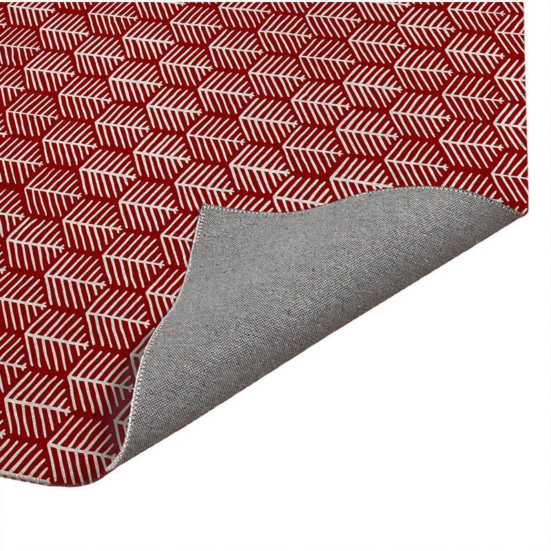 Paillasson Stitch Patch, L 84 po x L 60 po, Rouge canneberge