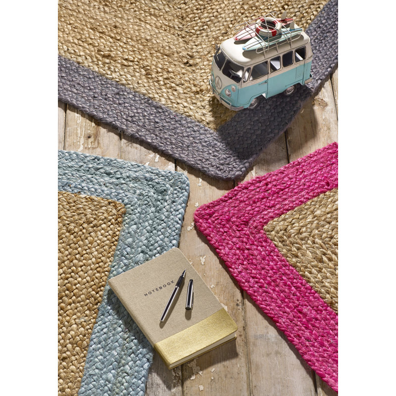Jute / Sisal Hand Braided Area Rug, Rectangle 120 x 170cm