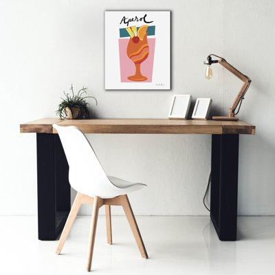  'Colorful Cocktails 4' by Farida Zaman Canvas Wall Art, 20" x 24"