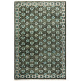 Oushak Oriental Hand-Knotted Wool Charcoal Area Rug