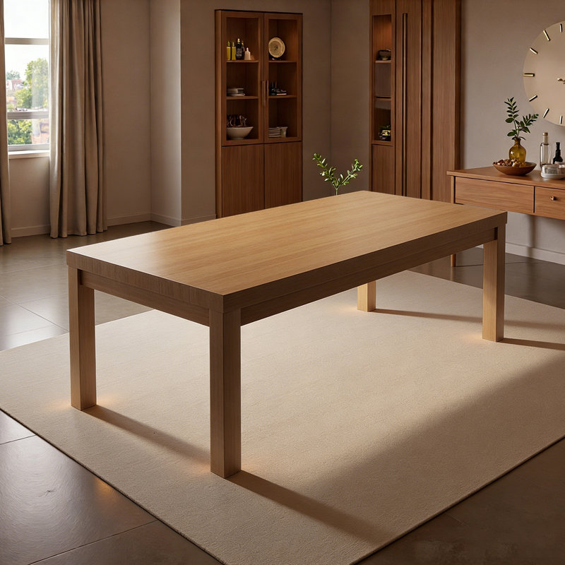 Table de salle à manger élégante et unique, H 29,52 po x L 62,99 po x l 31,49 po