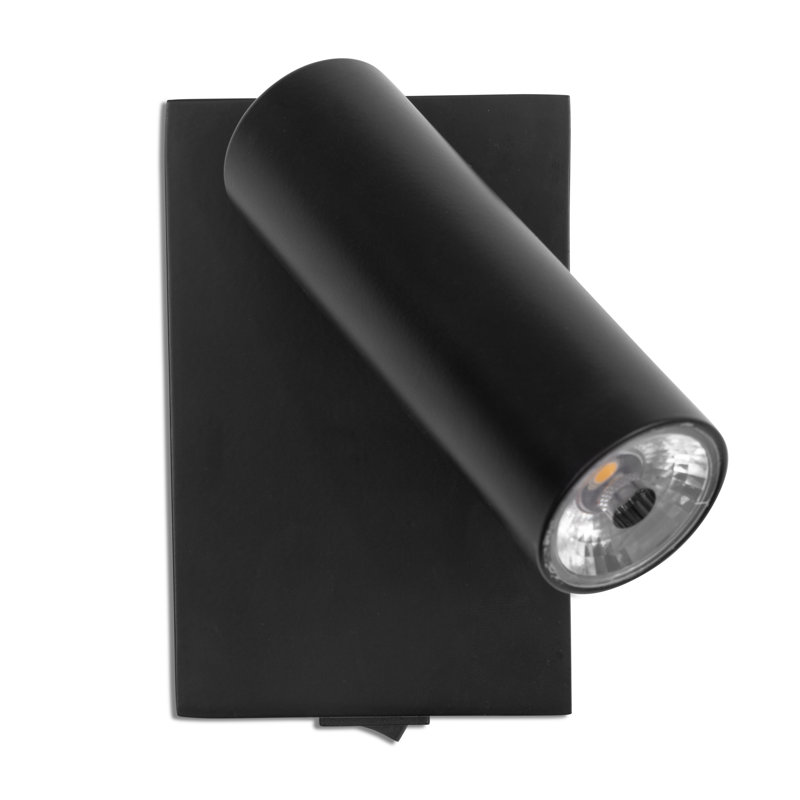 LIMA Black Directional Switched LED Spotlight