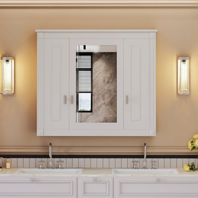 Bathroom Wall Cabinet with Mirror