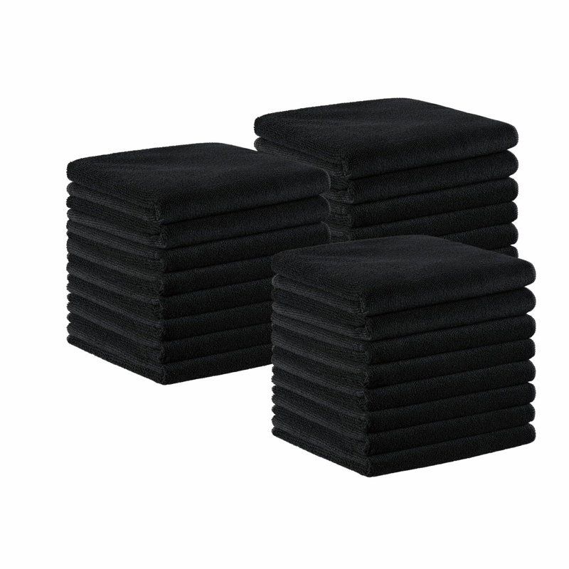 UltraSoft Bleach-Safe Microfiber Salon Towels - Pack of 24, Absorbent & Quick-Drying, Ideal for Resorts, Hotels, Spas - 16x27 inches