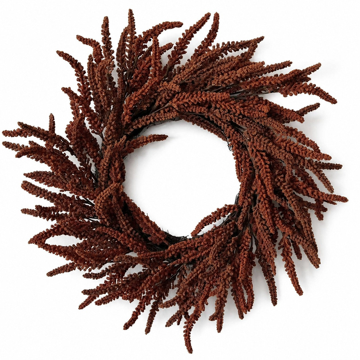 Faux Foliage Plastic 22'' Wreath