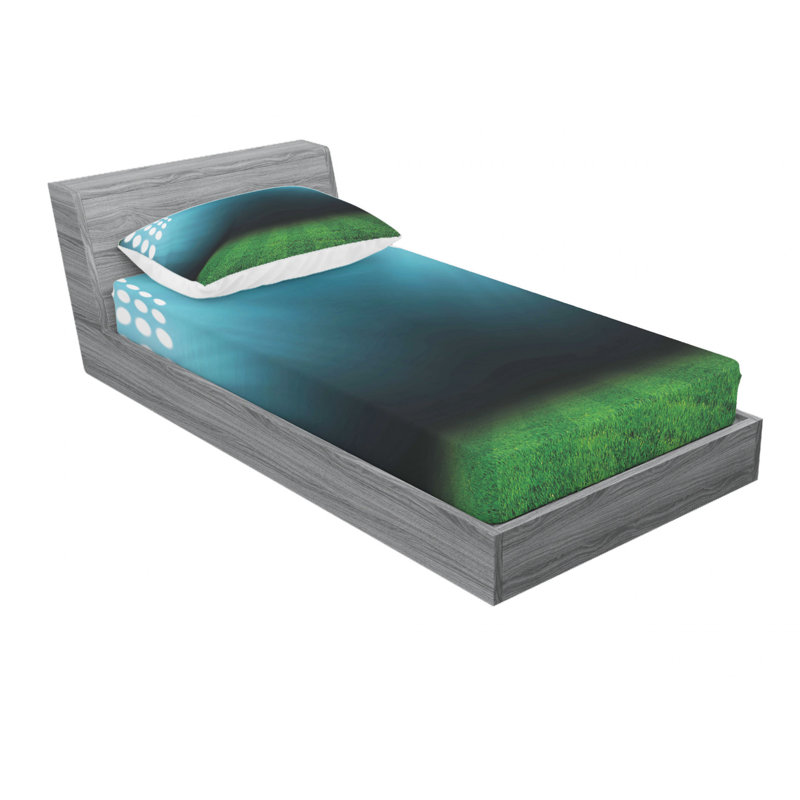 Ensemble de draps Night At Stadium, Ensemble de draps pour lit simple avec drap-housse