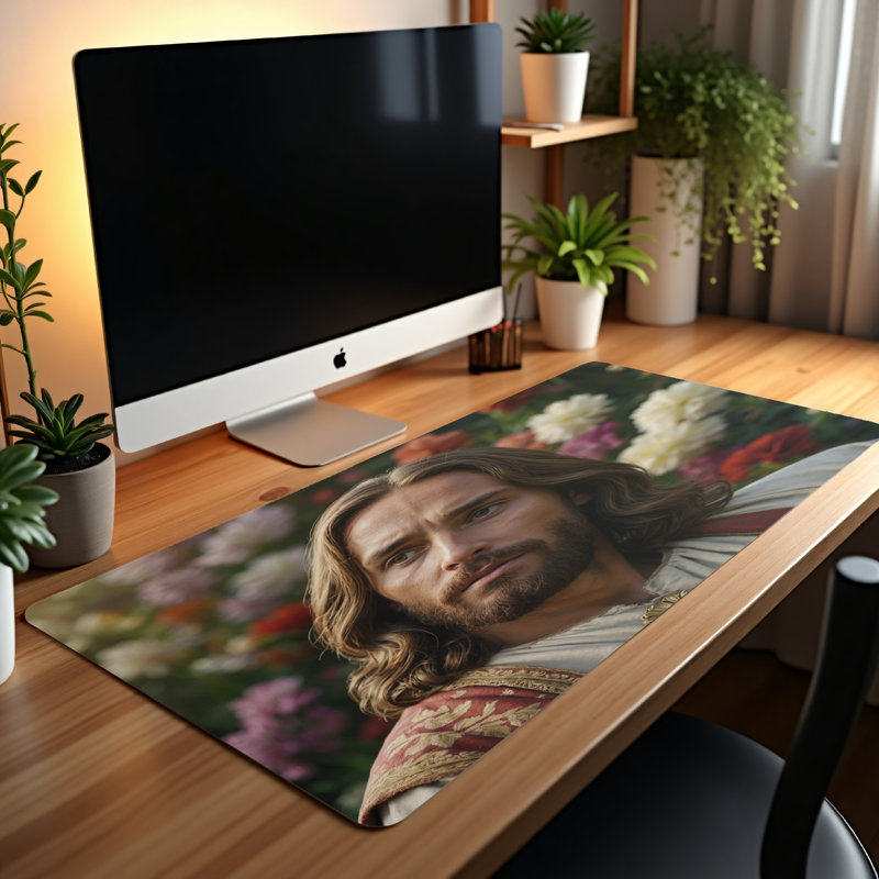 Polyester Desk Pad, 31.5x15.5
