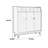 19 Pair Solid Wood Shoe Storage Cabinet