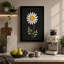 Daisy in Gold Botanical - Wrapped Canvas-2133421511-2133421533