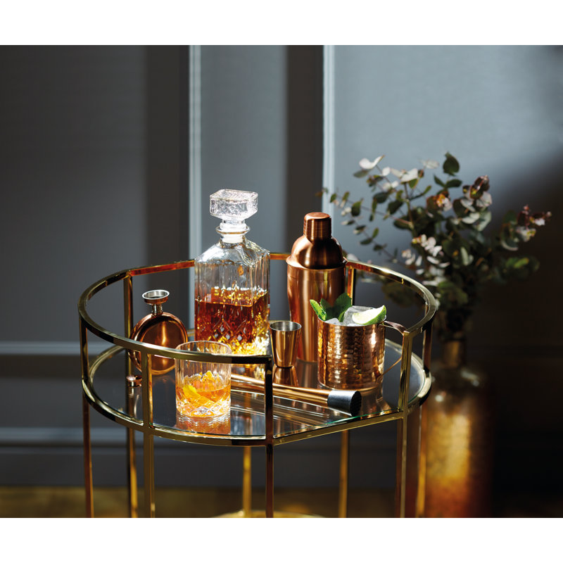 BarCraft Cut Glass Decanter Set