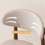 Ensemble de chaises à dossier 29,53 "blanc et brun noisette (ensemble de 2)