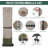 Patio Cantilever Umbrella Cover For 9-13 Ft Umbrellas, 600D Water-Resistant UV & Fade Resistant Cover Fits Round / Square Outdoor Garden Offset Parasol With Zipper & Rod, Khaki-Green