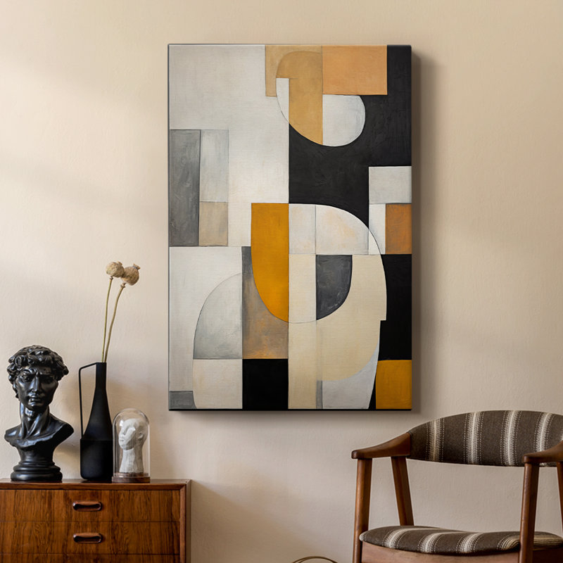 ABSTRACT Series CDXCVII - Cavas de galerie sur mesure, H 36 po x l 24 po