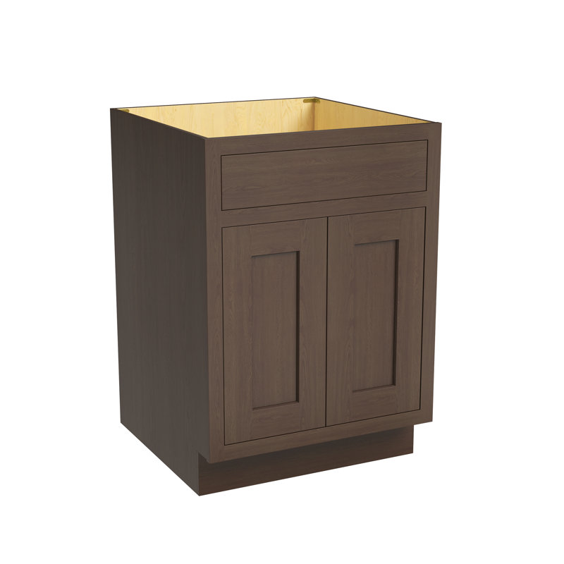 Armoire de cuisine avec lavabo et tiroir F 24 po x H 34,5 po x P 25 po prêt à assembler, W24"x H34.5"