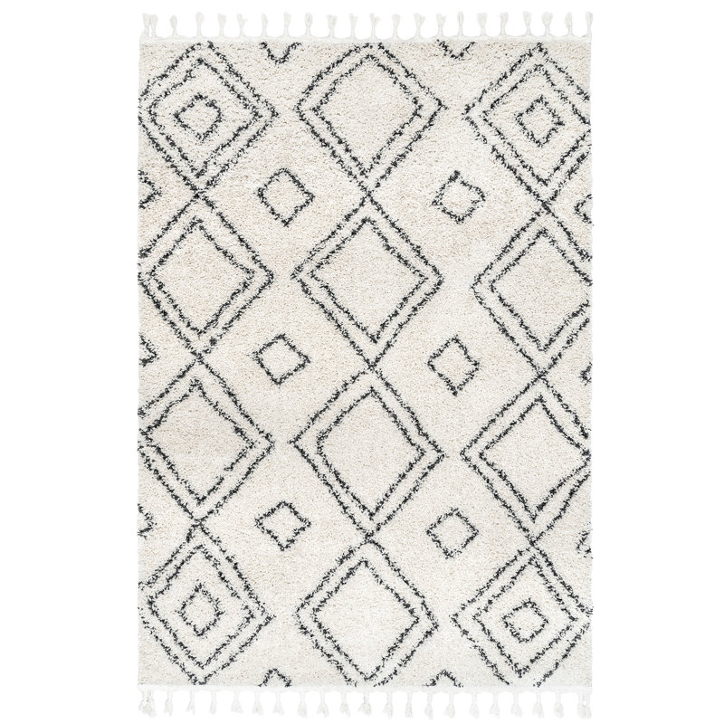 Tapis ivoire Hildreth, Rectangle 5 pi 3 po x 7 pi 7 po