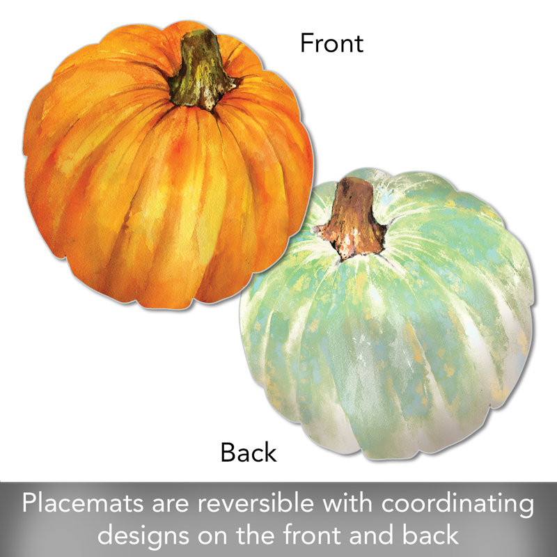 Pumpkin 4 Piece Placemat Set