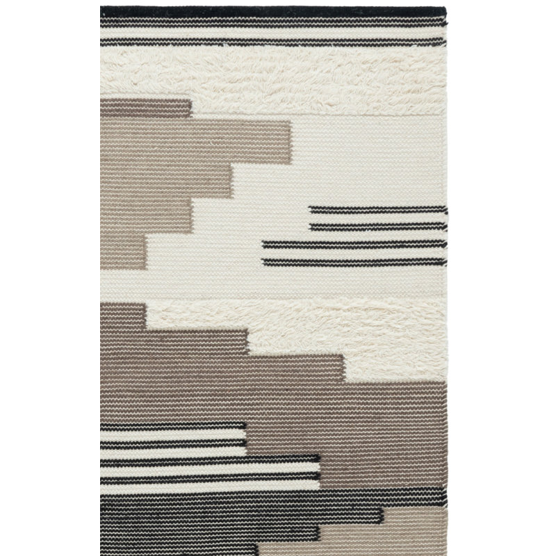 Kenya 280 Hand Woven 80% Wool; 20% Cotton Geometric Rug, Runner 2'3" x 8'