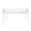 Lit mezzanine simple en bois blanc avec plateforme de taille mobile - Assemblage facile-429762423-429762424