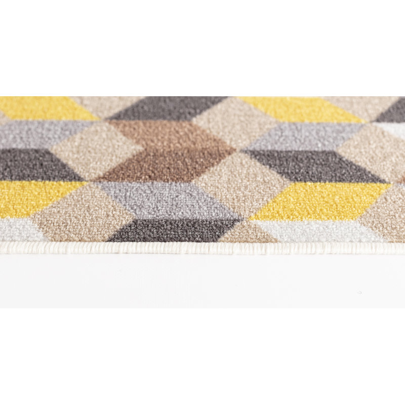 Choice Non-Slip Geometric Indoor Doormat, Rectangle 67 x 120cm