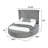 Joccoaa Queen 3PC Gray-114761202-114761201-114761206