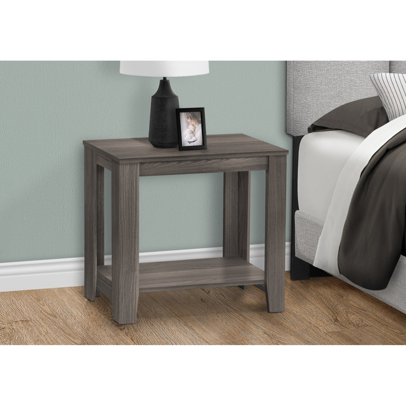 Table d'appoint polyvalente avec une fabrication durable et un attrait élégant pour n'importe quelle pièce, Gris