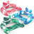 3-Pack PVC U-Shaped Inflatable Pool Floats with Cup Holders
