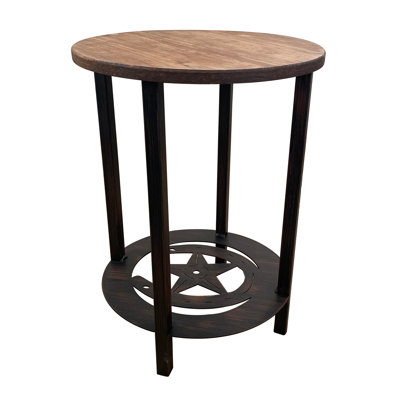 Antonnia Solid Wood Top End Table