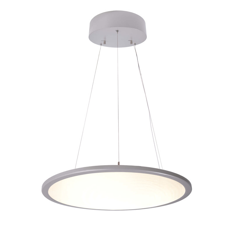 1 - Light LED Unique/Statement Pendant, Nickel