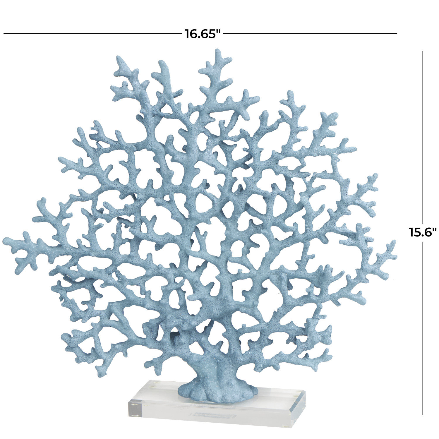 Coral Sculpture, Blue