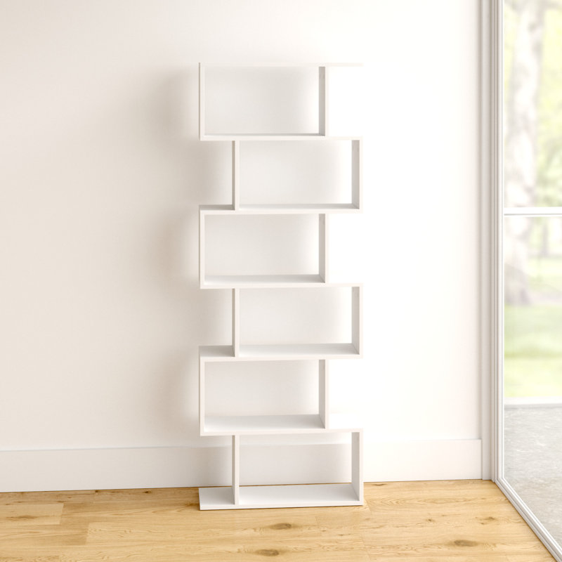 Marcantonio 190.5cm H x 70cm W Geometric Bookcase
