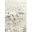 Tapis argenté en coton / laine / soie 4 pi x 6 pi 2 po