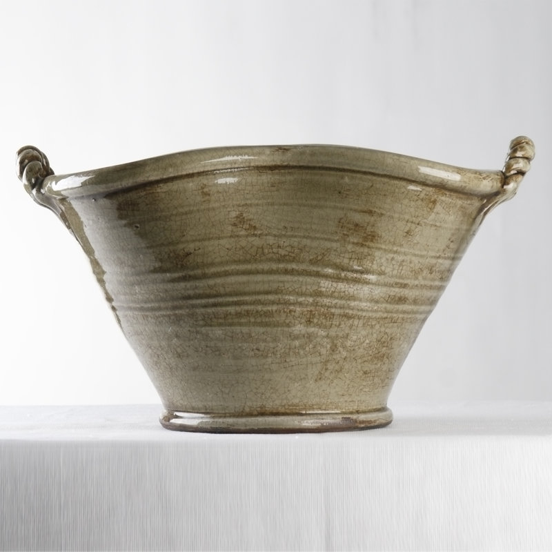 Pottery Decorative Bowl, Gray