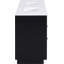Meuble-lavabo en pierre noire et bois massif 72 po Willard-128500672-128500673